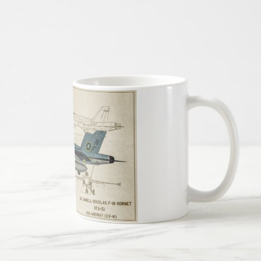 F-18 Hornet Koffiemok (Rechts)