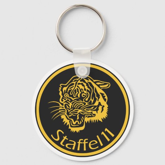 F-18 Hornet Staffel 11 Tiger Sleutelhanger (Voorkant)