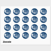 F-18 Hornet - Strike Fighter Ronde Sticker (Vel)