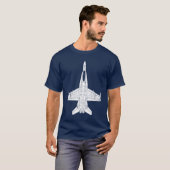 F-18 Hornet T-shirt (Voorkant volledig)