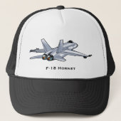 F-18 Hornet Trucker Pet (Voorkant)