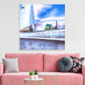 F-18 HORNETFIGHTER JET EENVOUDIG CANVAS AFDRUK (Insitu (Woonkamer))