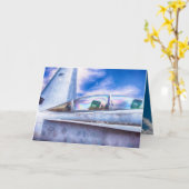 F-18 HORNETFIGHTER JET EENVOUDIG KAART (Gele Bloem)