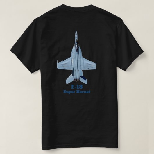 F-18 Super Hornet T-shirt (Design achterkant)