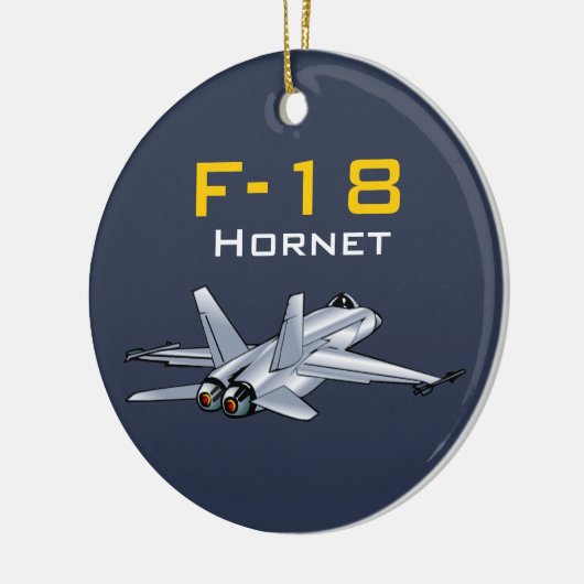 F-18 Super Hornet-Vliegtuig Keramisch Ornament (Links)