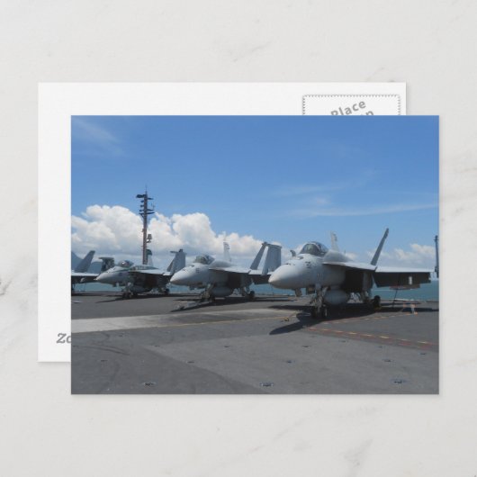 F-18 Vingerjets Briefkaart (Voorkant / Achterkant)