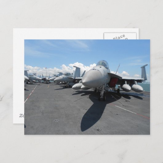 F-18 Vingerjets Briefkaart (Voorkant / Achterkant)
