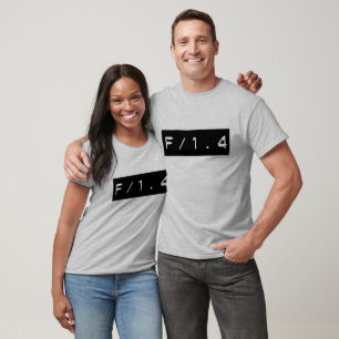 F/1.4 Selectieve focus T-shirt