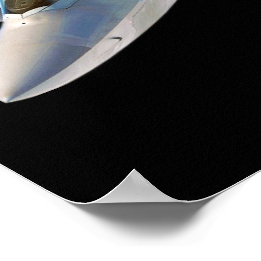 F-22 Aangepaste achtergrondkleur voor Raptorstrijd Poster (Hoek)