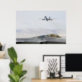F-22 de Sluiper van de roofvogel ea-6B Poster (Thuiskantoor)