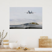 F-22 de Sluiper van de roofvogel ea-6B Poster (Keuken)
