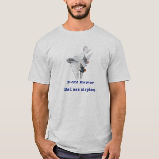 F-22 het design van de roofvogel t-shirt (Voorkant)