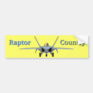 F-22 Land van verkrachter Bumpersticker