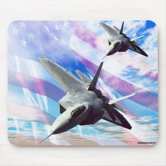 F-22 mousepad muismat (Voorkant)