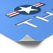 F-22 Poster met geluidsemissie (Hoek)