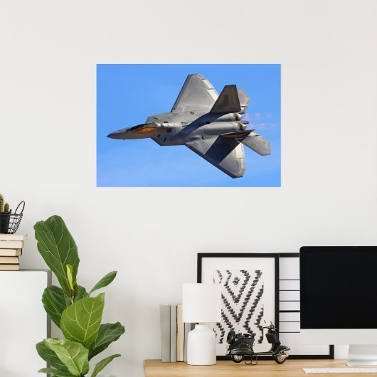 F-22 Poster Raptor (Thuiskantoor)