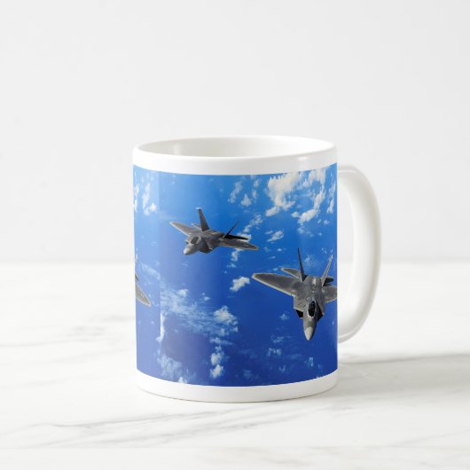 F-22 Raptor コーヒーマグカップ Koffiemok (Voorkant rechts)
