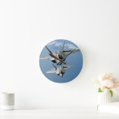 F-22 RAPTOR 8" WALL CLOCK RONDE KLOK (Huis)