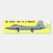F-22 Raptor-Bumpersticker Bumpersticker (Voorkant)