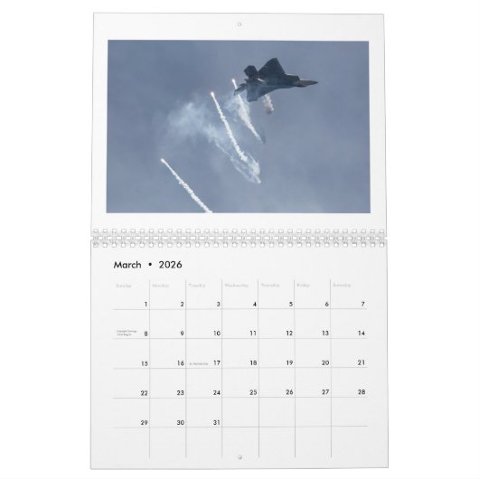 F-22 Raptor Calendar Kalender (Mar 2026)