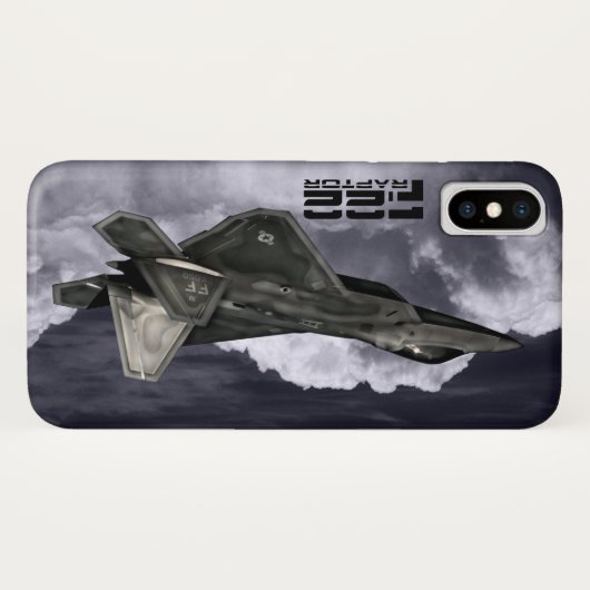 F-22 RAPTOR Case-Mate iPhone CASE (Achterkant (horizontaal))