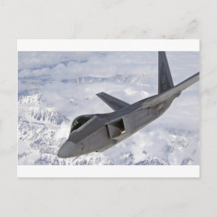 F-22 Raptor-Elmendorf-Luchthaven Briefkaart