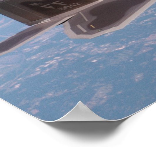 F-22 Raptor en F-15 Eagle Poster (Hoek)