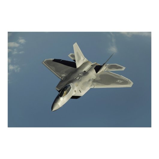 F-22 Raptor Fighter Jet Foto Afdruk (Voorkant)