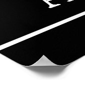 F-22 Raptor Fighter Jet met naam Poster (Hoek)