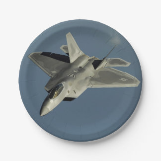 F-22 Raptor Fighter Jet Papieren Bordje