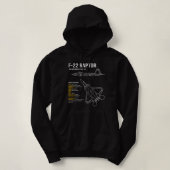 F-22 Raptor Hoodie (Design voorkant)
