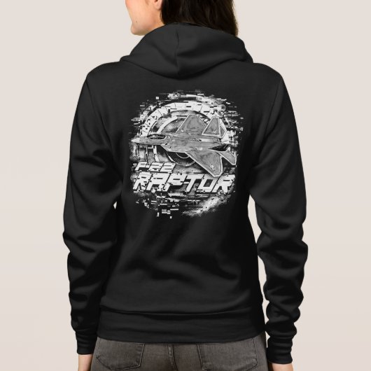 F-22 RAPTOR HOODIE (Achterkant)
