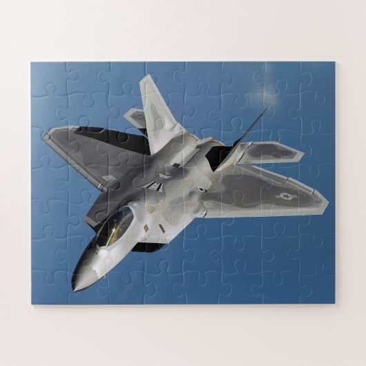 F-22 Raptor ingezet Kadena Air Base 2009 Legpuzzel (Horizontaal)