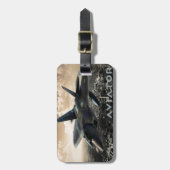 F-22 Raptor Jet Fighter Bagagelabel (Voorkant verticaal)