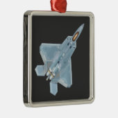 F-22 Raptor Metalen Ornament (Rechts)