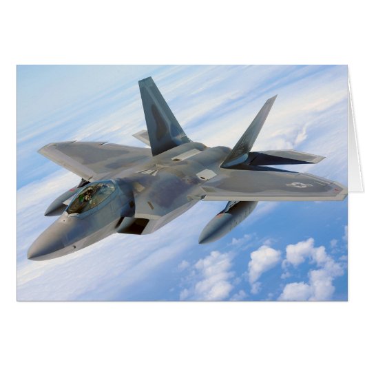 F-22 Raptor Militaire Jet (Voorkant Horizontaal)