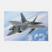 F-22 Raptor Militaire Jet Deurmat (Voorkant)