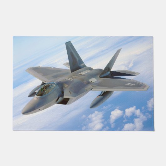 F-22 Raptor Militaire Jet Deurmat (Voorkant)