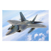 F-22 Raptor Militaire Jet Foto Afdruk (Voorkant)