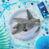 F-22 Raptor Militaire Jet Papieren Bordje (Feest)