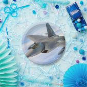 F-22 Raptor Militaire Jet Papieren Bordje (Feest)