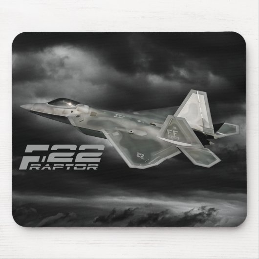 F-22 RAPTOR Mousepad Muismat (Voorkant)