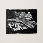 F-22 RAPTOR NULL LEGPUZZEL (Horizontaal)