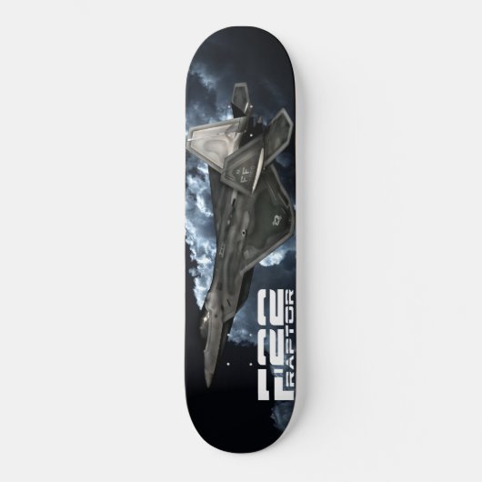 F-22 RAPTOR PERSOONLIJK SKATEBOARD (Voorkant)