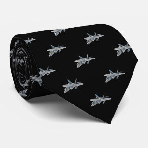 f-22 Raptor Polka Dot Patroon Stropdas