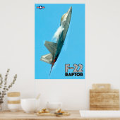 F-22 RAPTOR POSTER (Keuken)