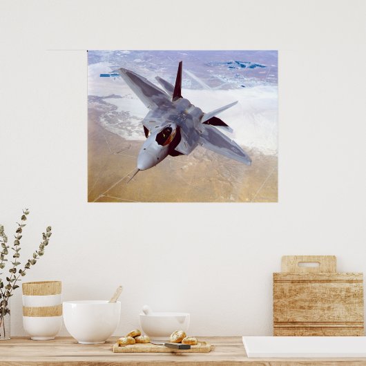 F-22 Raptor Poster (Keuken)