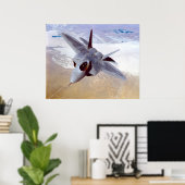 F-22 Raptor Poster (Thuiskantoor)