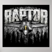 F-22 RAPTOR POSTER (Voorkant)