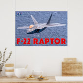 F-22 RAPTOR POSTER (Keuken)